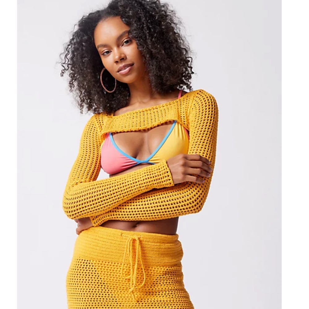 Urban Outfitters Whitney Open-Knit Shrug